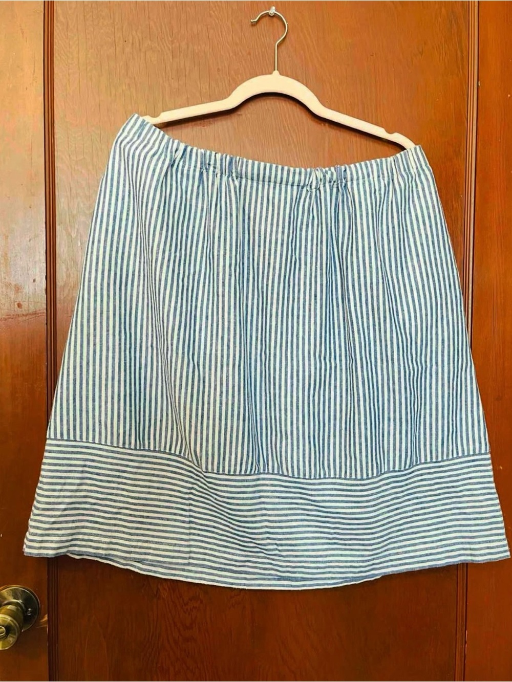 J.Crew Striped Linen Skirt Size 16